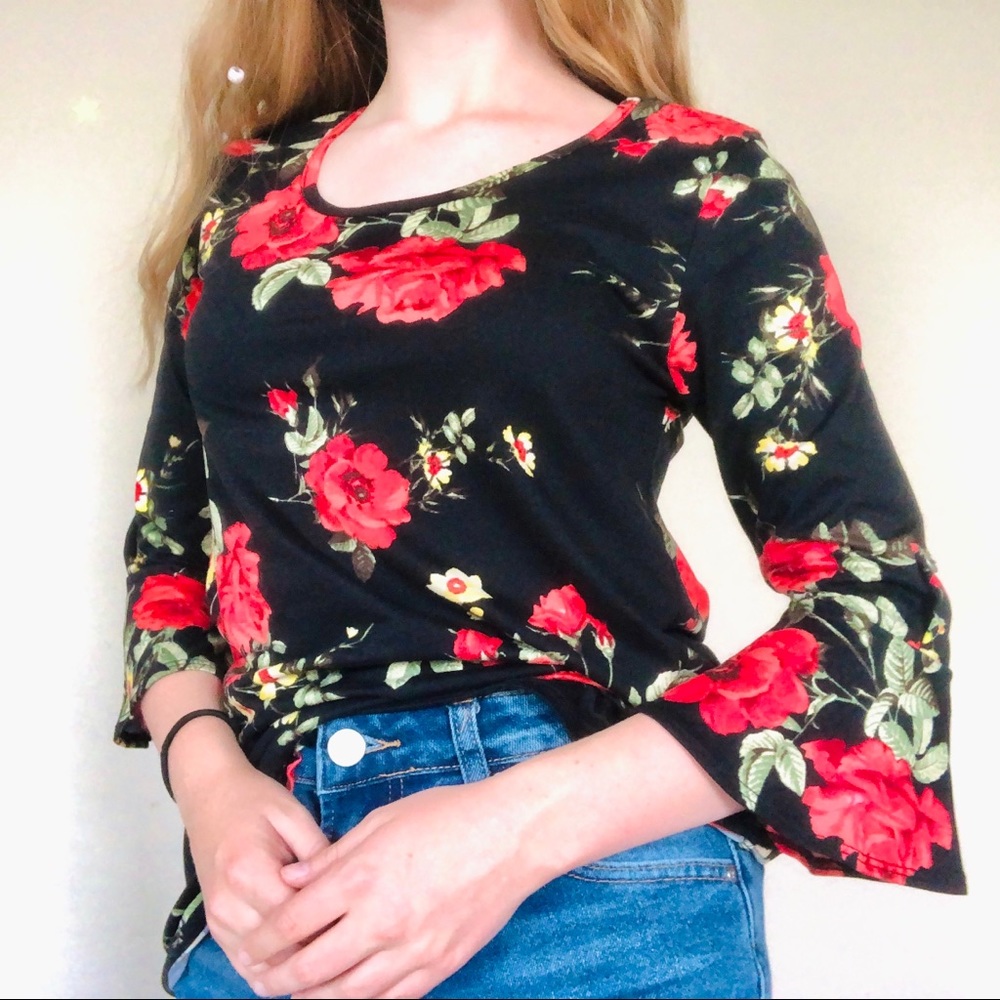 DownEast Floral Top